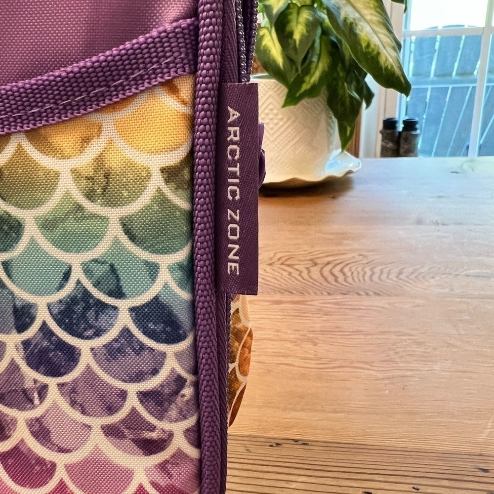 Lunch Box/Bag Combo, Arctic Zone Mermaid Pattern - Picture 2 of 7